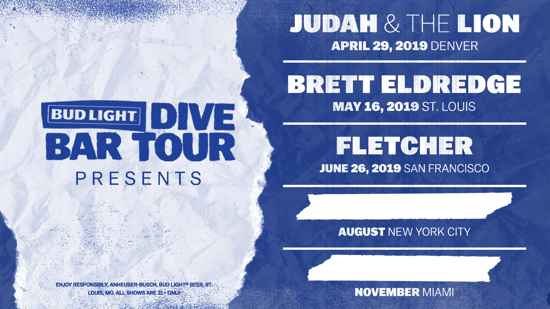 Bud Light Dive Bar Tour Returns This Year with Most Expansive Lineup To-Date